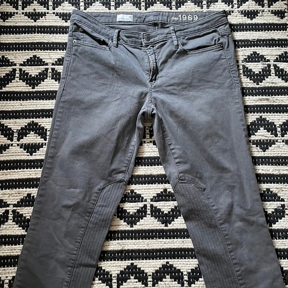 GAP 1969 Women’s Gray Denim Skinny Jeans Size 30 - Picture 1 of 4